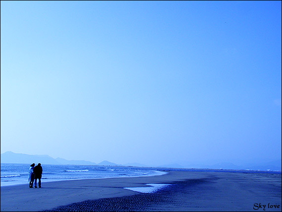겨울, 그 청한 실루엣.