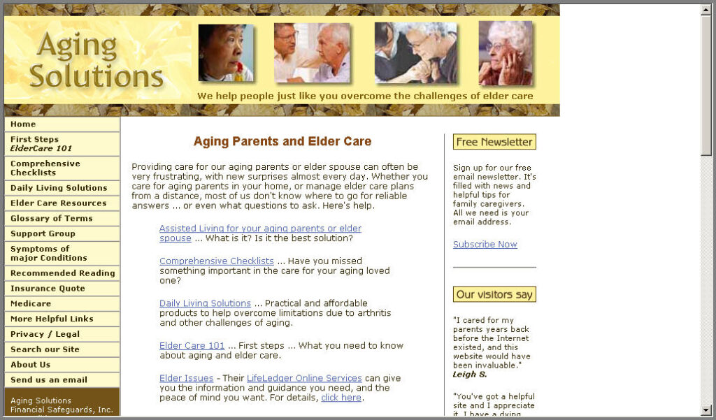 Aging Parents and Elder Care