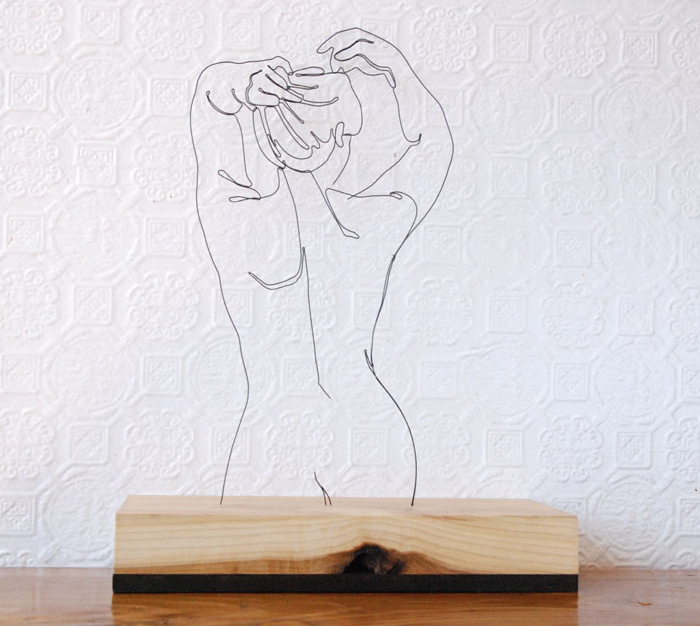 Gavin Worth의 Wire sculpture Gavin Worth의 Wire sculpture