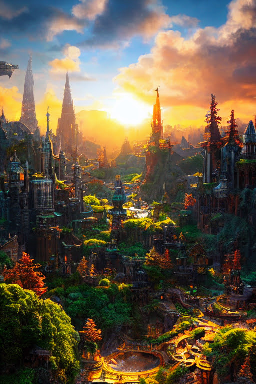 물가의 판타지 월드: stable diffusion 물가의 판타지 월드: stable diffusion