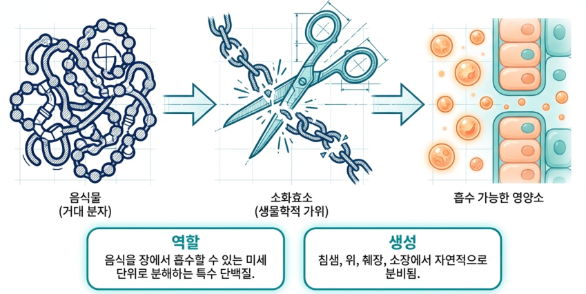 소화효소 mg는 속임수다 — 역가로 골라야 하는 이유