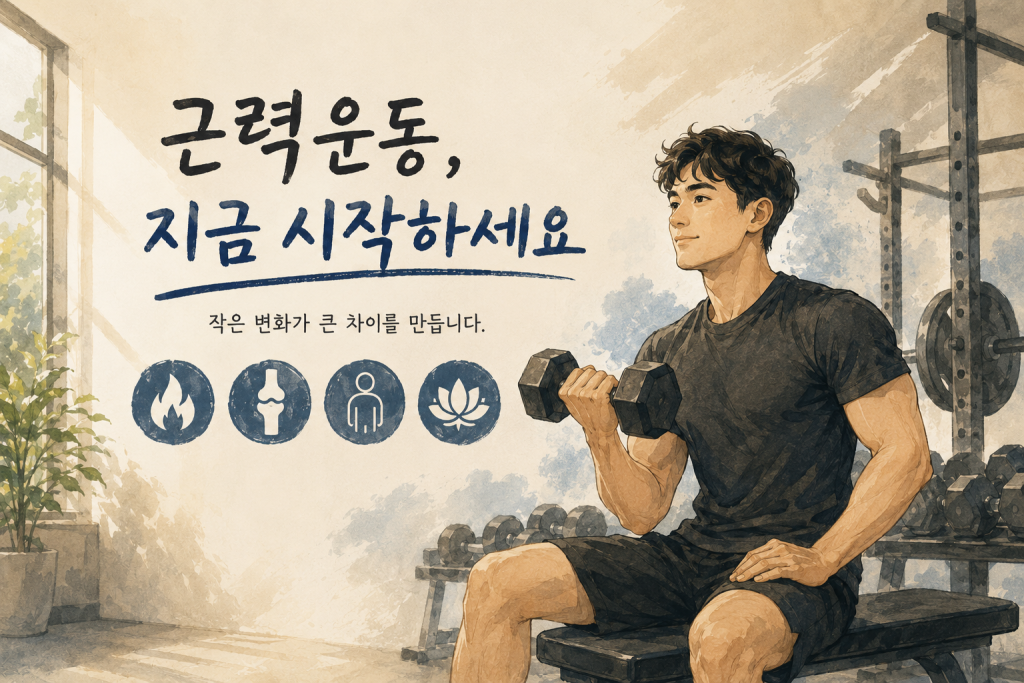 근력운동, 왜 지금 시작해야 할까? (효과와 오해)