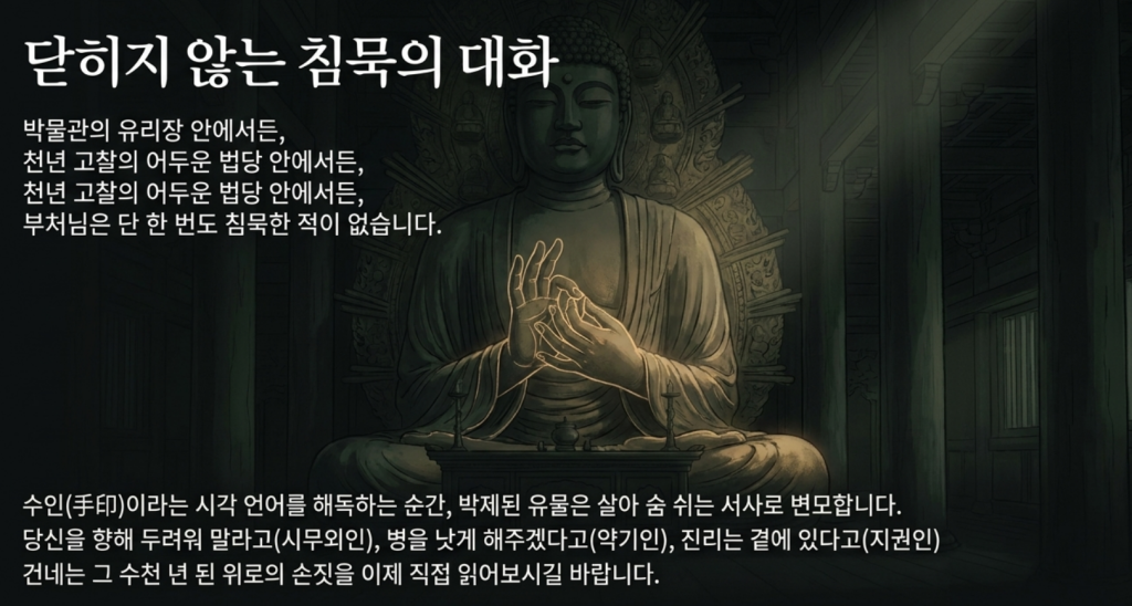 불상과 불전의 종류 – 손모양(수인)과 지물로 구별하는 법